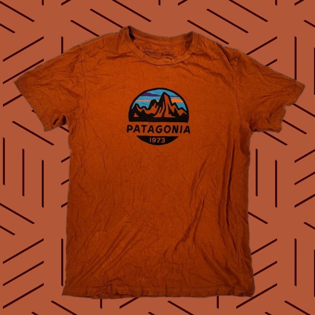 Patagonia Patagonia Men's Fitz Roy Scope Organic T-Shirt Copper Ore Size M Size US M / EU 48-50 / 2 - 1 Thumbnail
