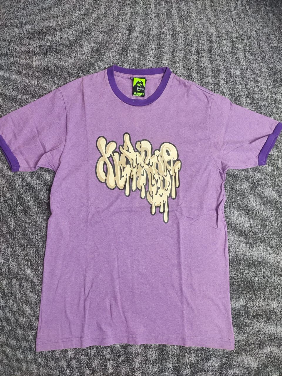 X-LARGE Xlarge Graffiti Melt Ringer 90s Vintage T-shirts Size US M / EU 48-50 / 2 - 2 Thumbnail