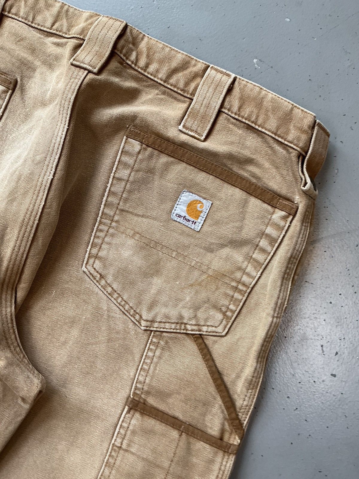 Carhartt × Vintage Crazy vintage Carhartt double knee cargo denim pant Size US 36 / EU 52 - 10 Thumbnail