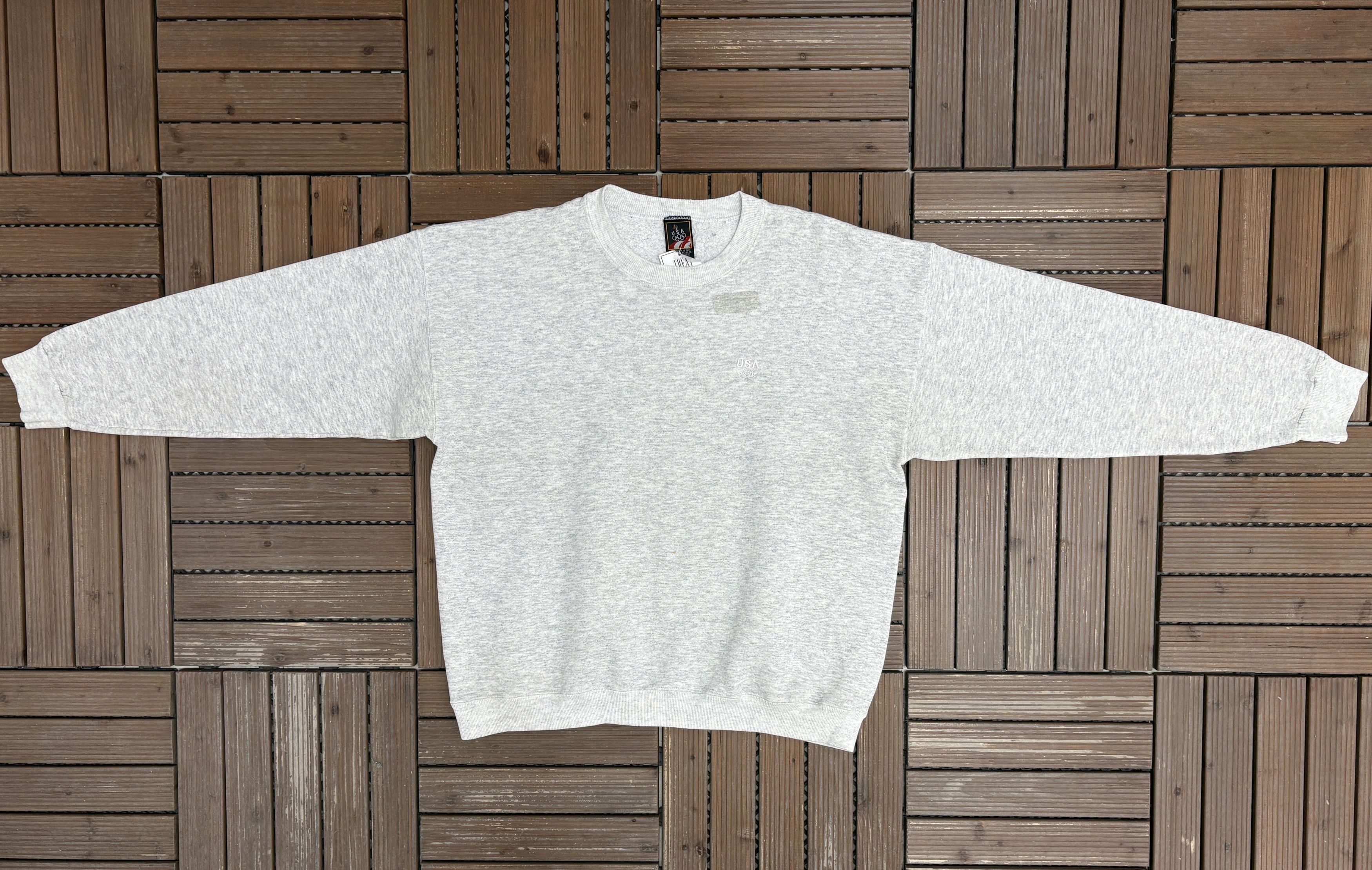 Vintage Atlanta Olympics Embroidered Vintage Sweater Crewneck Size US L / EU 52-54 / 3 - 5 Thumbnail