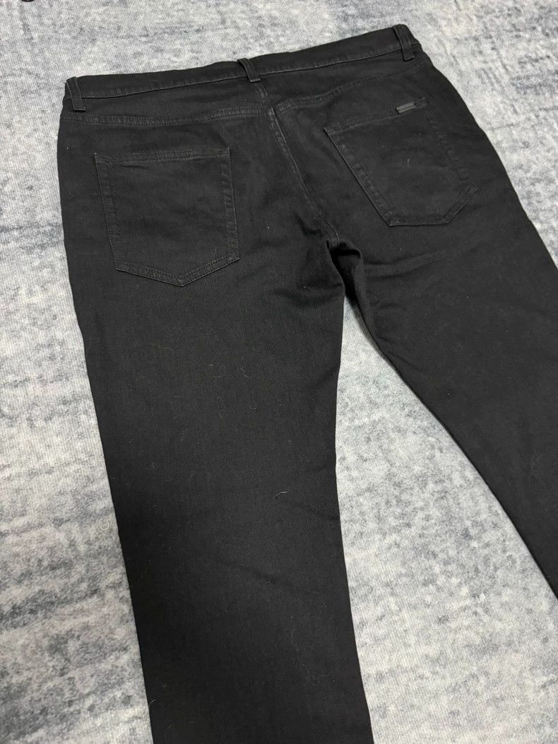Saint Laurent Paris saint laurent paris22fw stretch black foundation denim pant Size US 36 / EU 52 - 4 Thumbnail