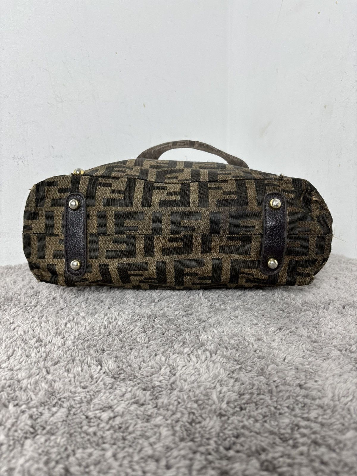 Fendi Fendi Hand Bag Zucca Monogram Vintage Very rare ❤️‍🔥 Size ONE SIZE - 12 Thumbnail