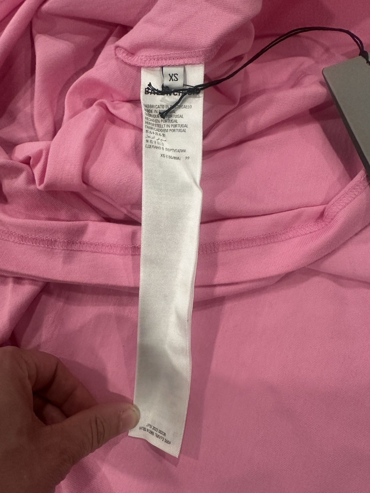 Balenciaga Balenciaga Pink BB TShirt Size US XS / EU 42 / 0 - 5 Thumbnail