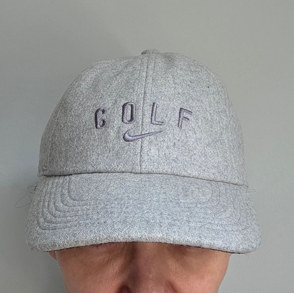 Nike Nike Wool Blend Light Grey Golf Hat Size ONE SIZE - 12 Thumbnail