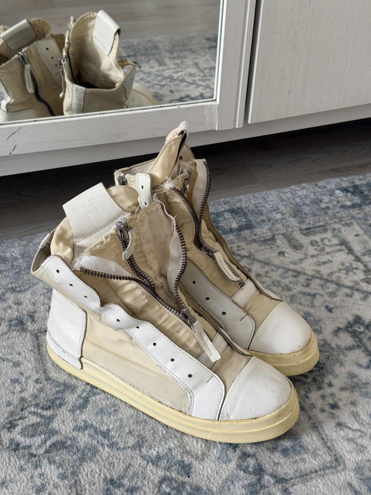 Cinzia Araia cinzia araia double zip boots | Grailed