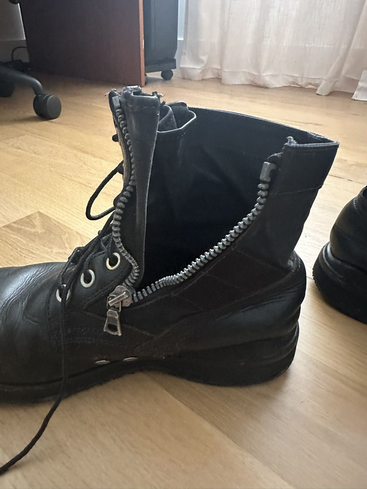 Visvim Visvim 7 Hole ‘73 Folk Boots Black 10.5 Size US 10.5 / EU 43-44 - 4 Thumbnail