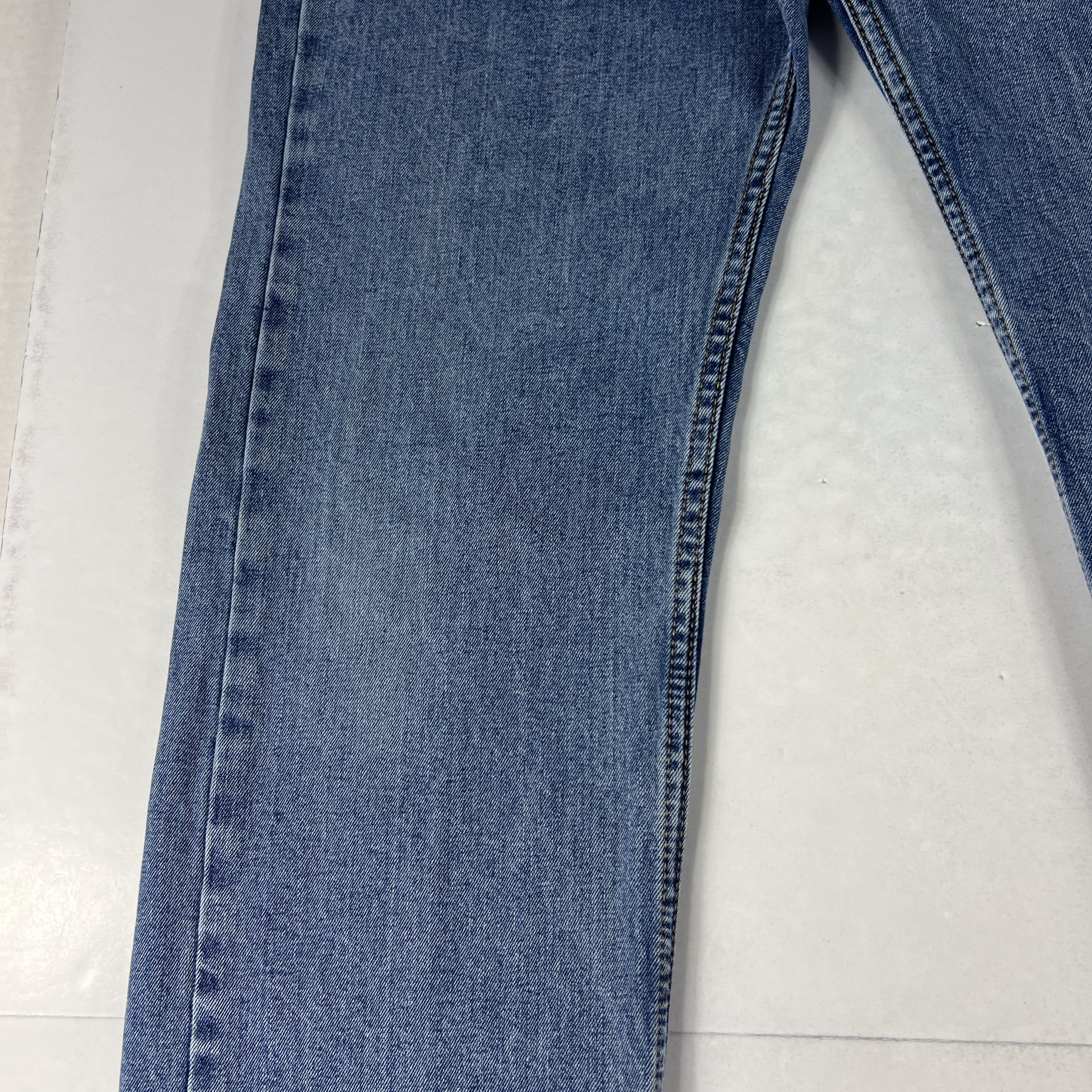 Levi's Levi's Jeans 505 Straight Leg Blue Faded Stretch Denim Size US 34 / EU 50 - 4 Thumbnail
