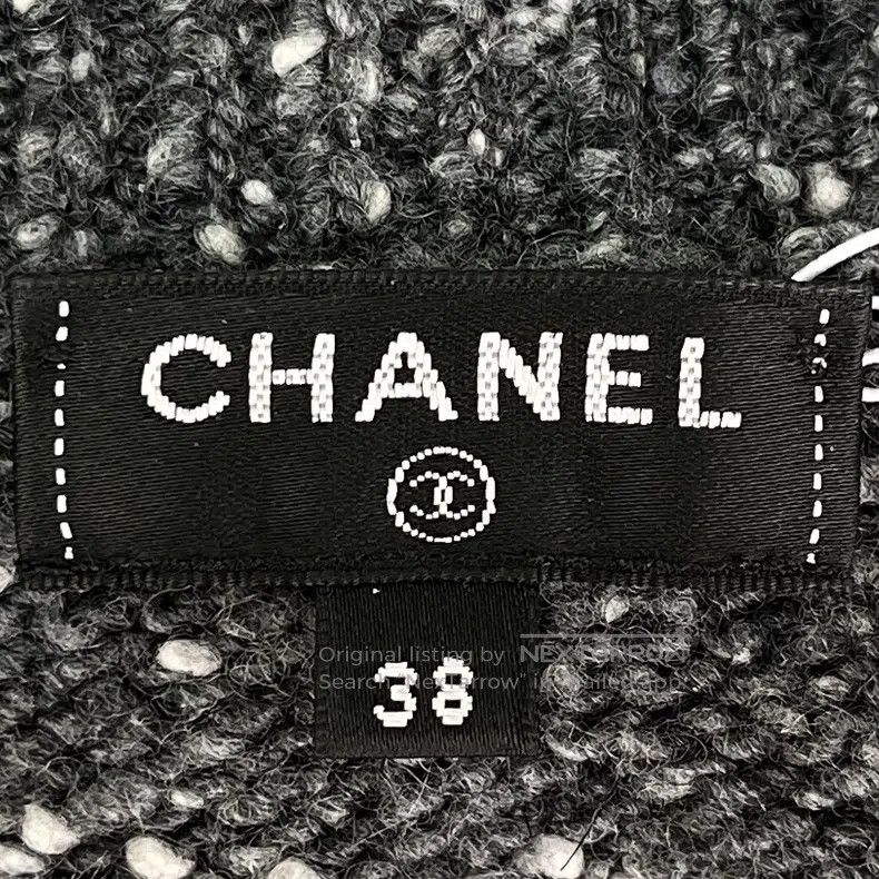 Chanel Chanel 16K grey knitted short-sleeved dress Size XS / US 0-2 / IT 36-38 - 3 Thumbnail