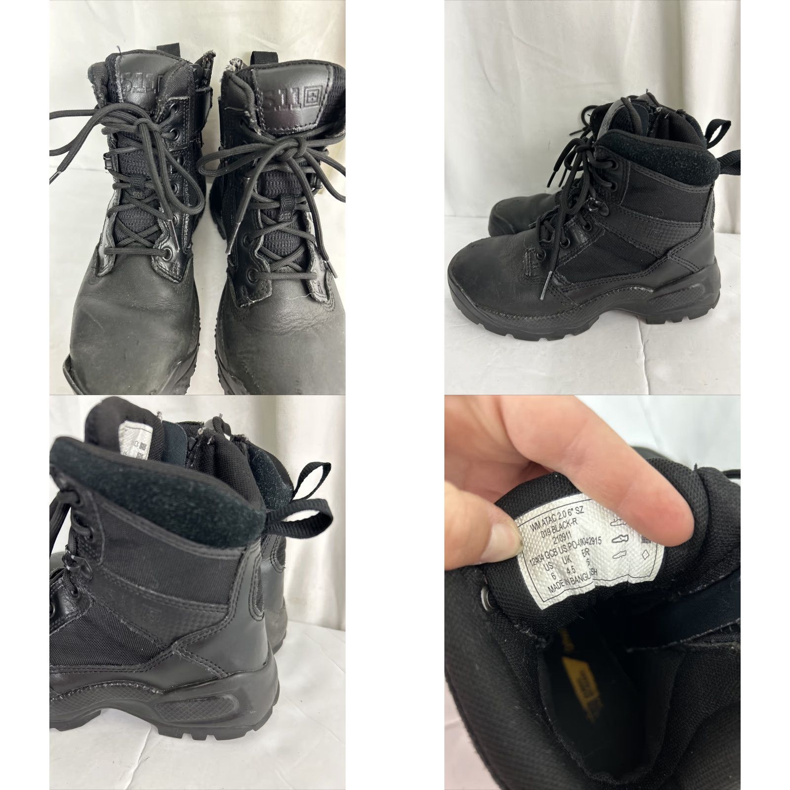 Vintage **5.11 Tactical Womens Size 6 Black Zipper Boot Atac 2.0** User: 5.11 Tactical Womens Size 6 Black Zipper Boot Atac 2.0 Size US 6 / IT 36 - 8 Thumbnail