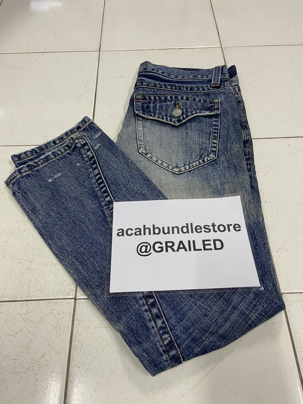 HARE HARE EXCLUSIVE DESIGN JAPANESE BRAND DENIM JEANS Size US 32 / EU 48 - 16 Thumbnail