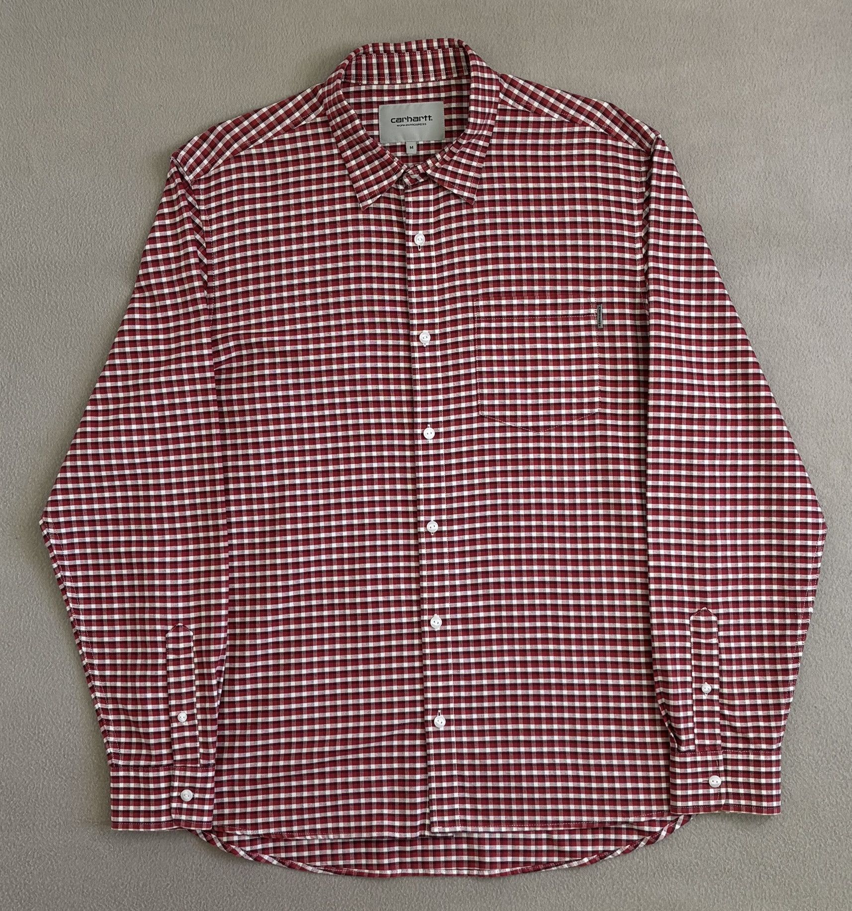 Carhartt Wip Carhartt WIP shirt red check medium Size US M / EU 48-50 / 2 - 5 Thumbnail