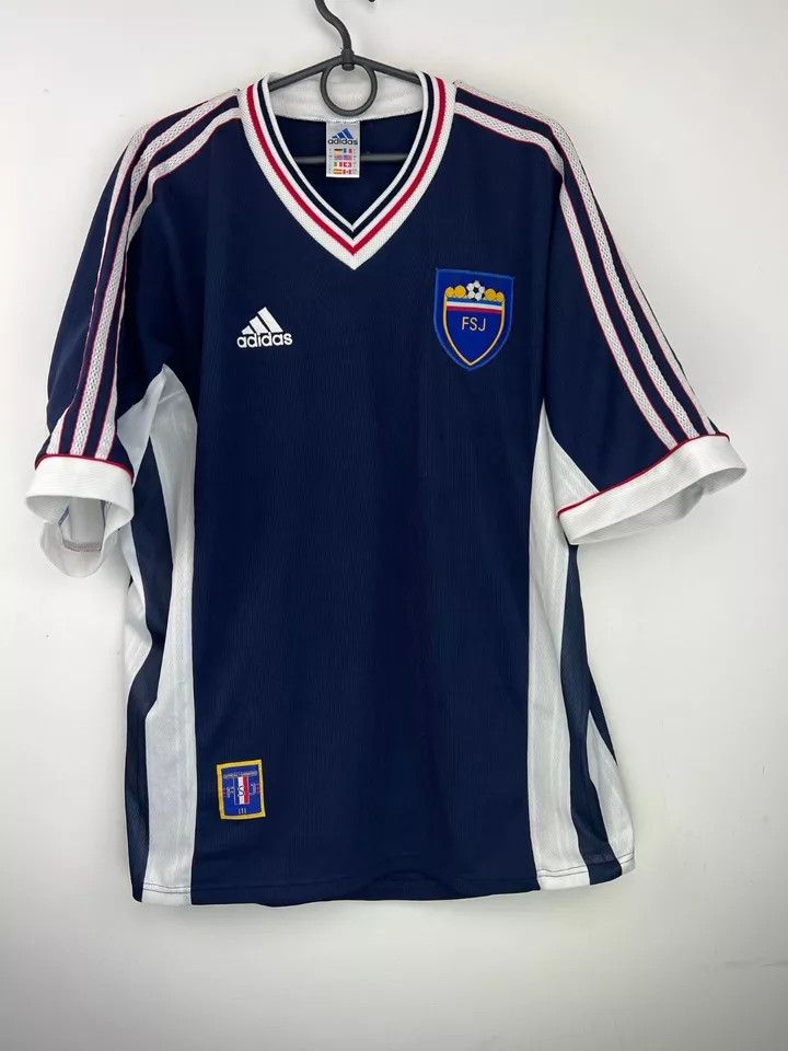 Vintage Vintage Yugoslavia 1998 - 2000 Home #7 Đorđević FOOTBALL Size US L / EU 52-54 / 3 - 12 Thumbnail