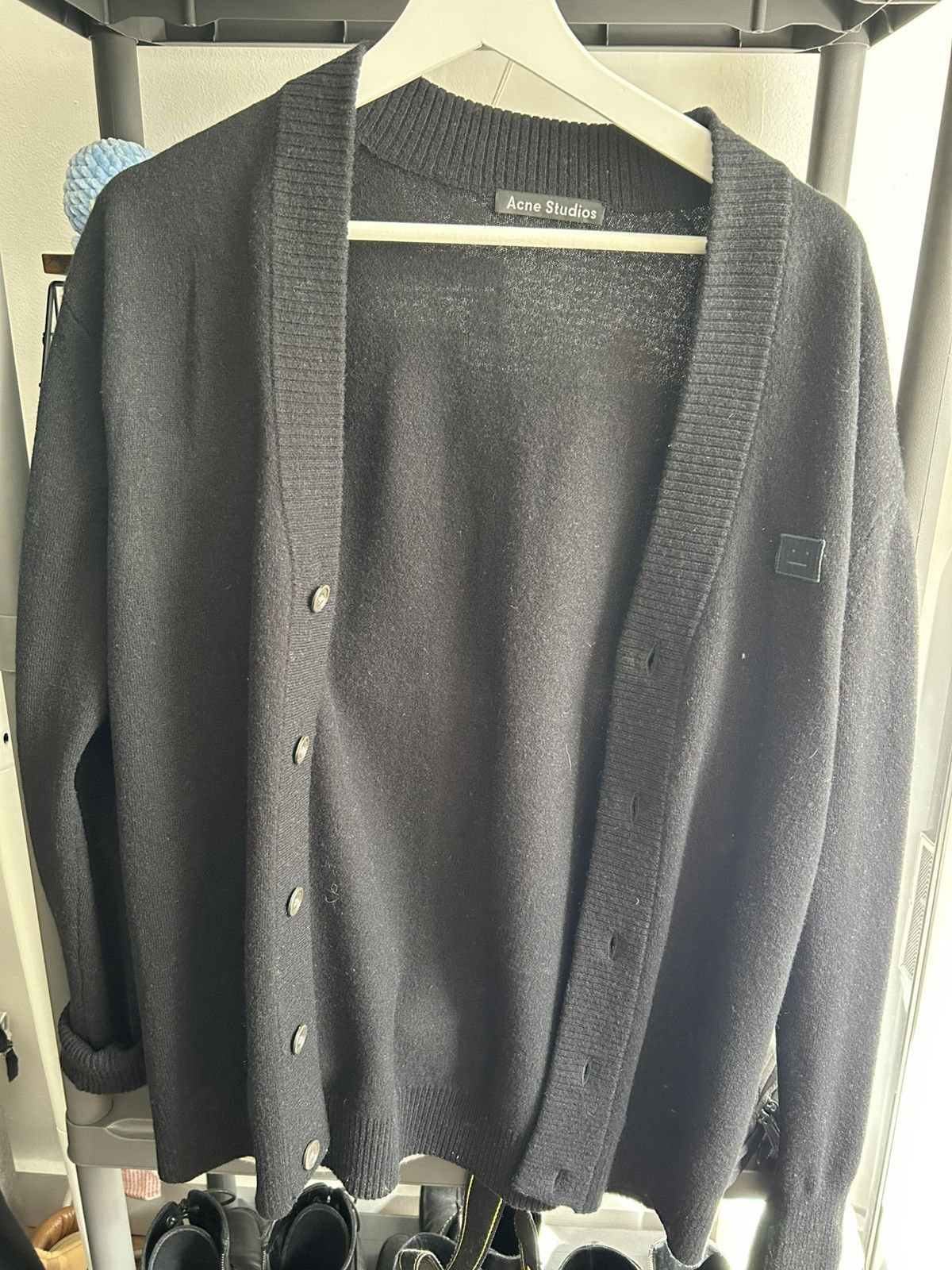 Acne Studios Acne Studios Black Cardigan Size XS / US 0-2 / IT 36-38 - 1 Thumbnail