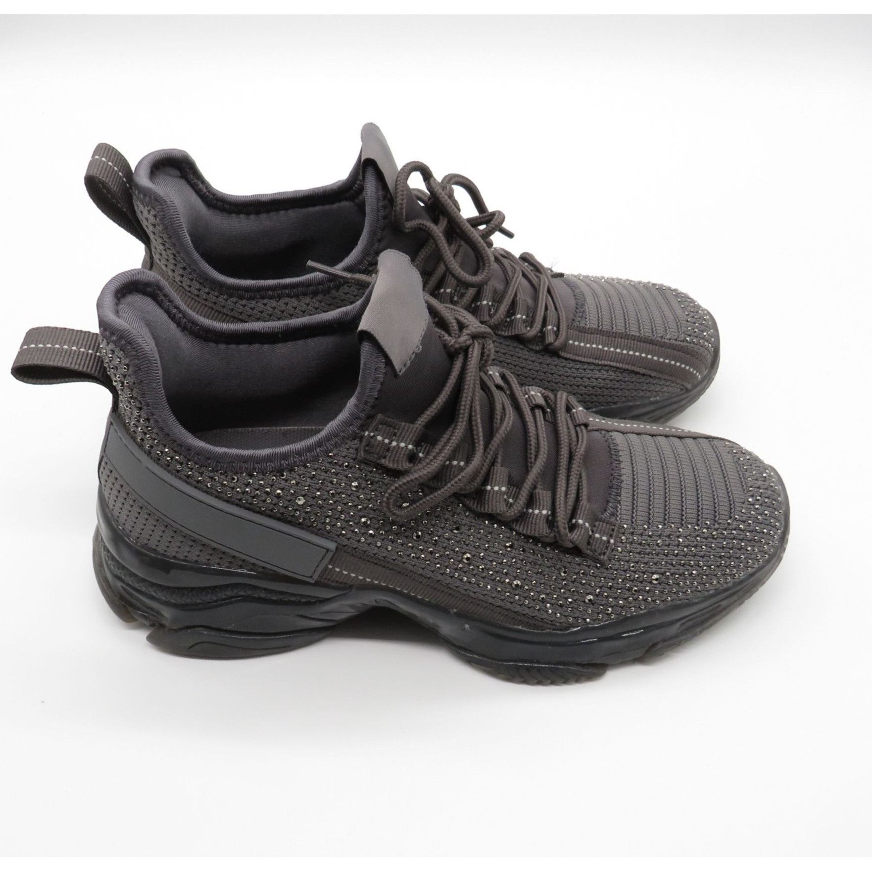 Other Rhinestone-Embellished Women's Athletic Sneakers Size 6 Char Size US 6 / IT 36 - 1 Thumbnail