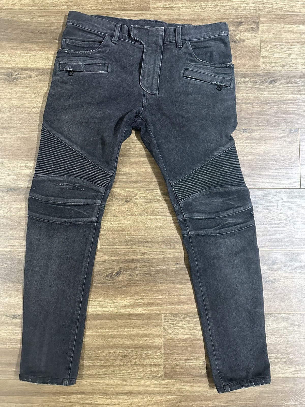 Balmain Balmain Classic Biker Jeans Skinny fit Size US 31 - 1 Thumbnail