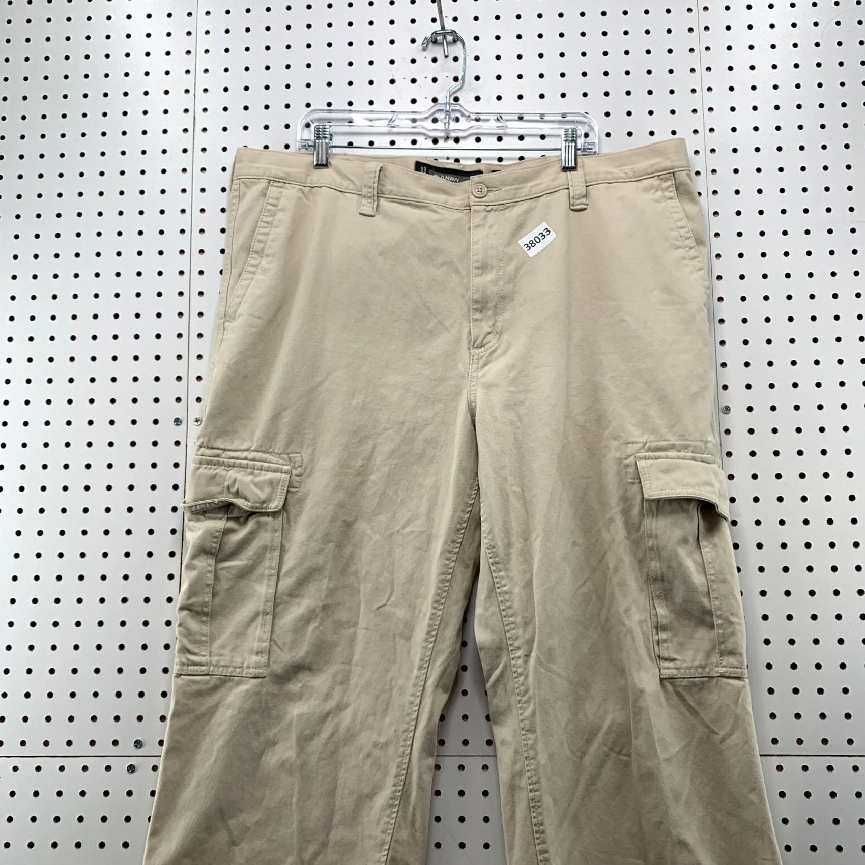 Old Navy VINTAGE Old Navy Cargo Pants Mens 42x32 Beige Loose Utility Pocket Skateboard Pants Mens Beige Cargo Pants Size US 42 / EU 58 - 2 Thumbnail