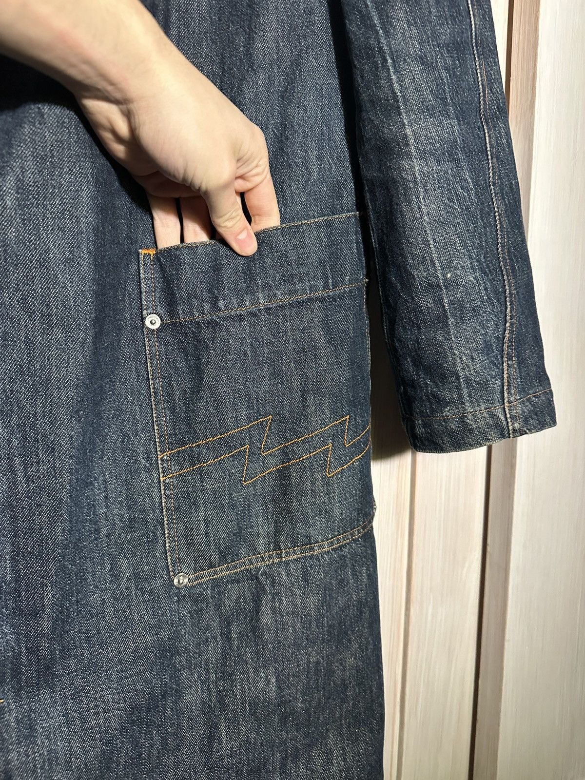 Vintage × W&LT × Walter Van Beirendonck NOS Early 90s Caban denim coat Vintage archive Walt Size US M / EU 48-50 / 2 - 6 Thumbnail