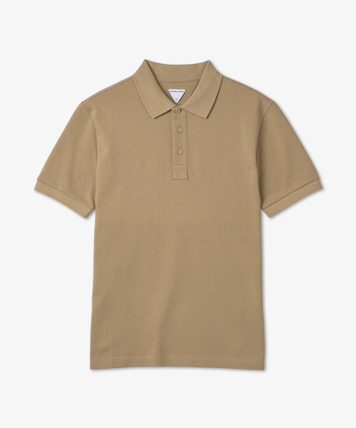 O1bcso1str0826 Cotton Piquet Jersey Polo Shirt In Brown, Men's
