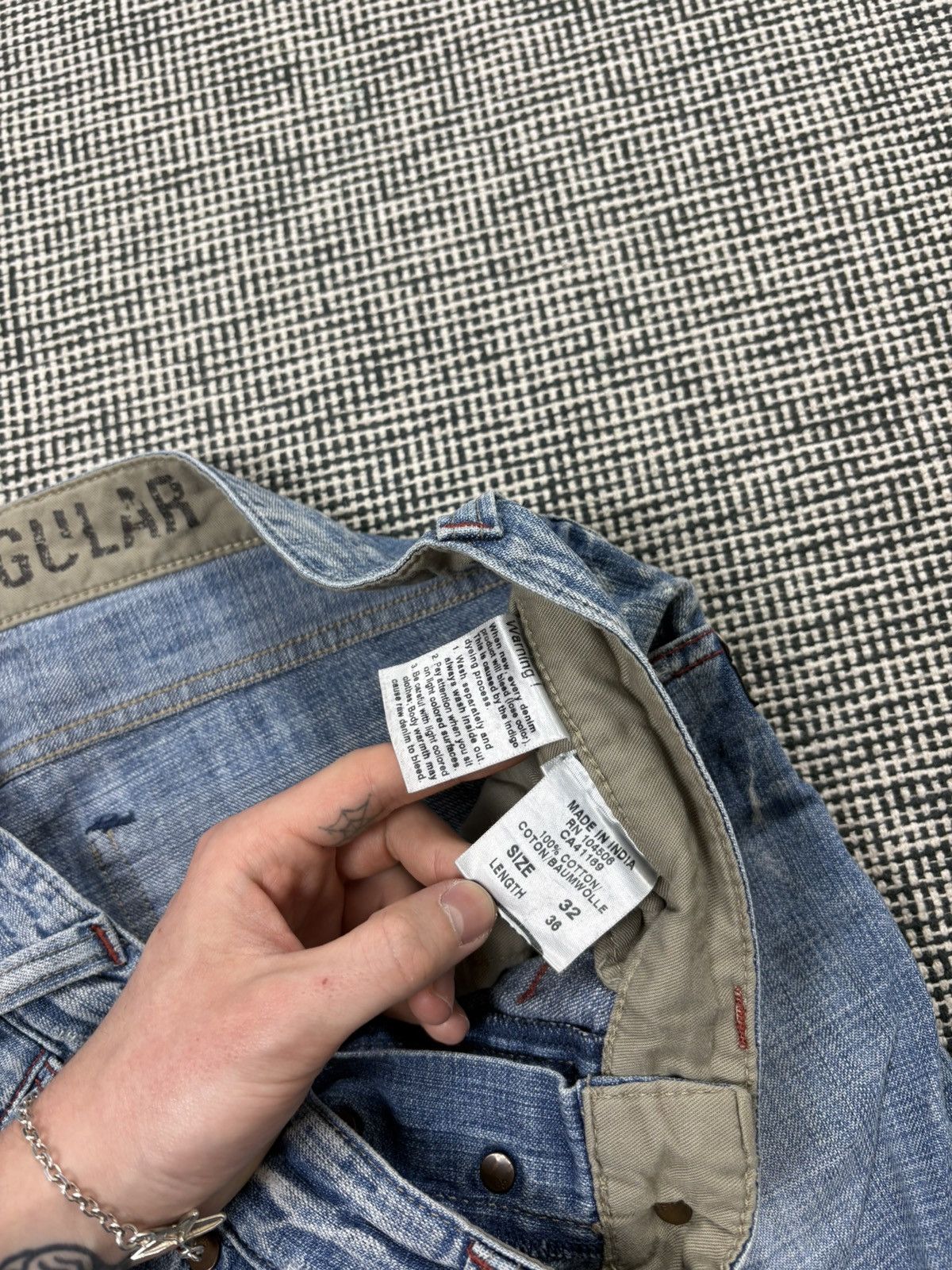 G-Star 90s g-star baggy light blue faded jeans skate y2k Size US 34 / EU 50 - 3 Thumbnail