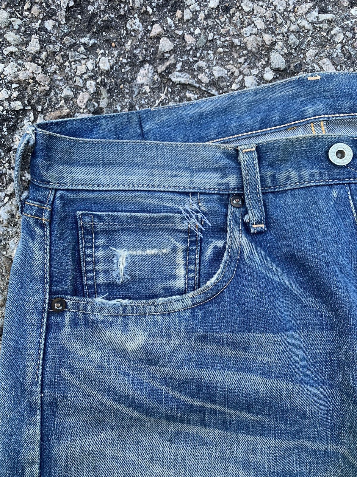 Levi's VINTAGE LEVIS 501 BIG E LVC DISTRESSED DENIM Size US 34 / EU 50 - 9 Thumbnail