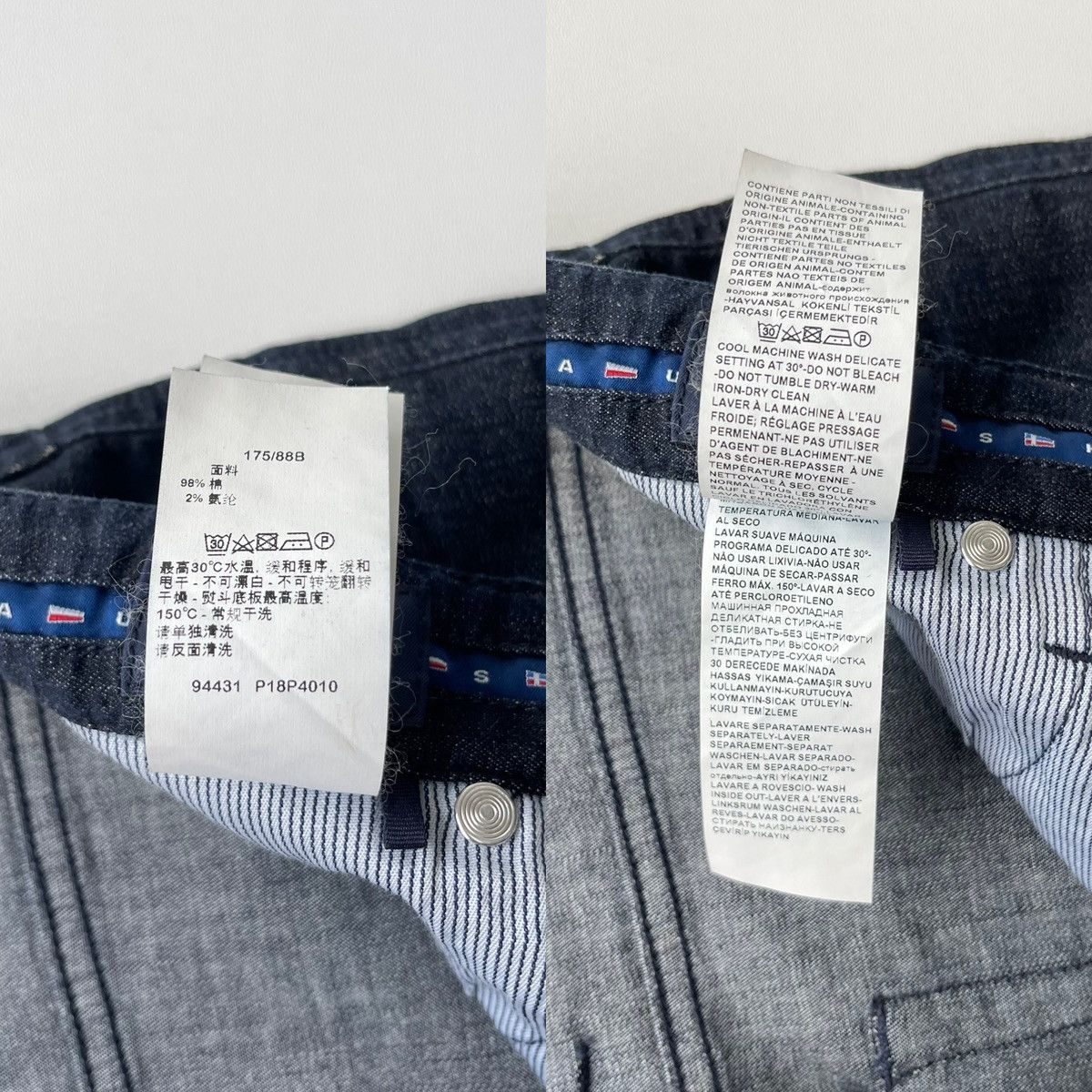 Paul & Shark Paul & Shark Denim Cotton Straight Light Jeans Navy Size US 36 / EU 52 - 10 Thumbnail