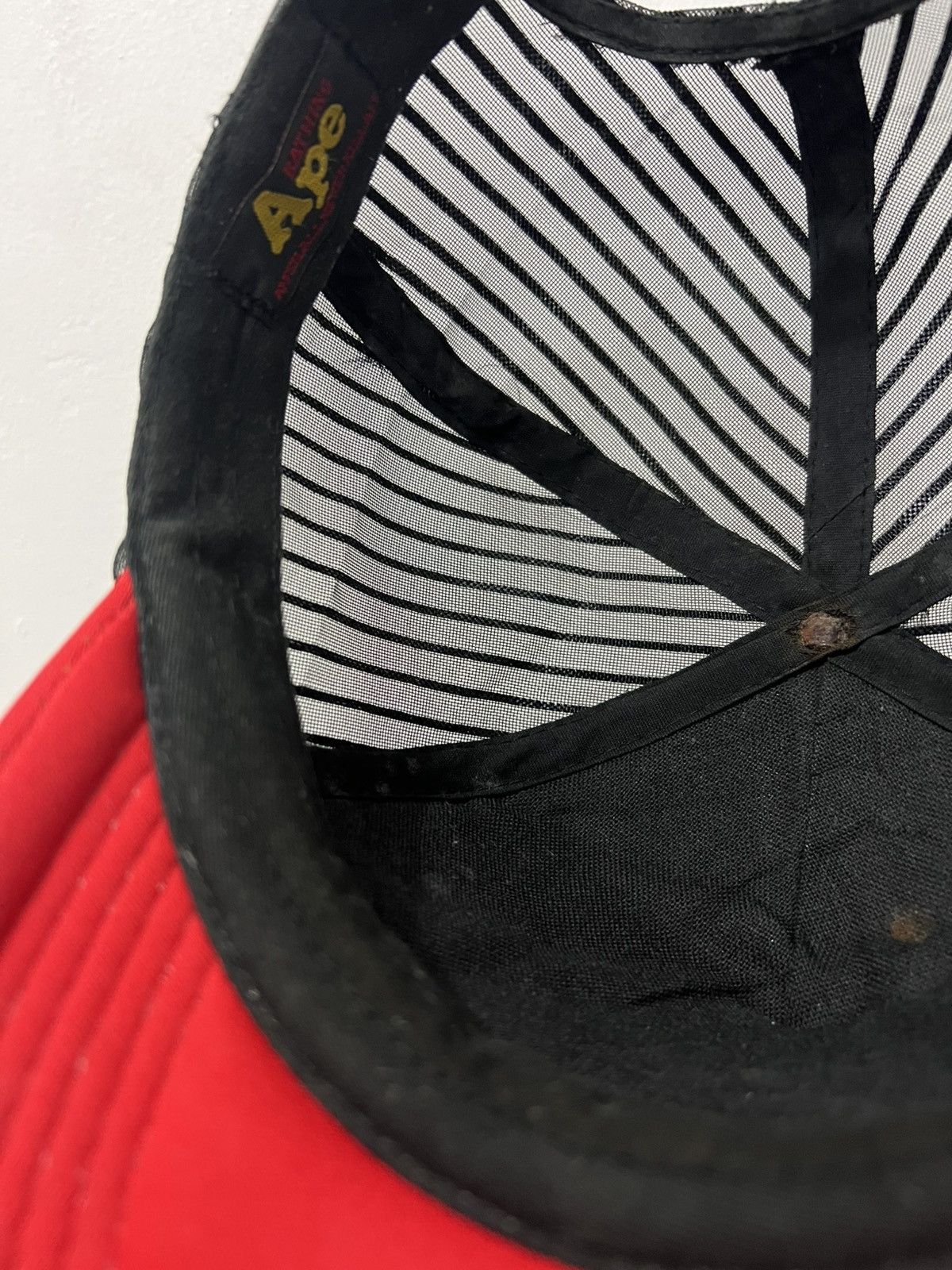 Japanese Brand Bating Ape Bape Trucker Hat Size ONE SIZE - 14 Thumbnail