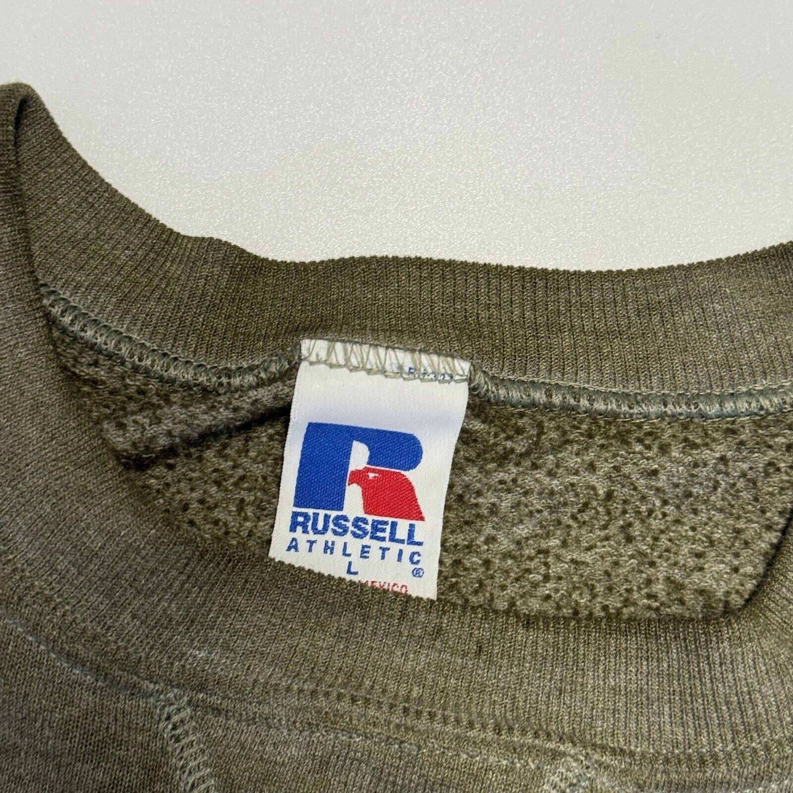Russell Athletic Vintage Russell Athletic Sweatshirt Mens Large Green Crew Ne Size US L / EU 52-54 / 3 - 3 Thumbnail
