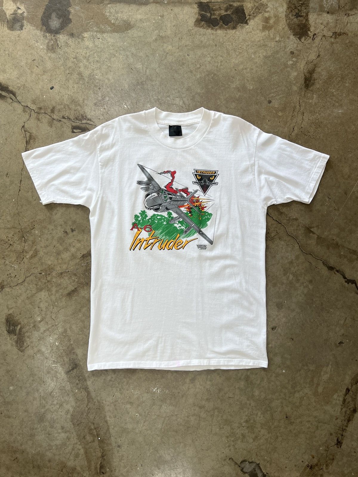 Vintage Vintage A-6 Intruder Aircraft Plane Military Tee XL Size US XL / EU 56 / 4 - 2 Thumbnail