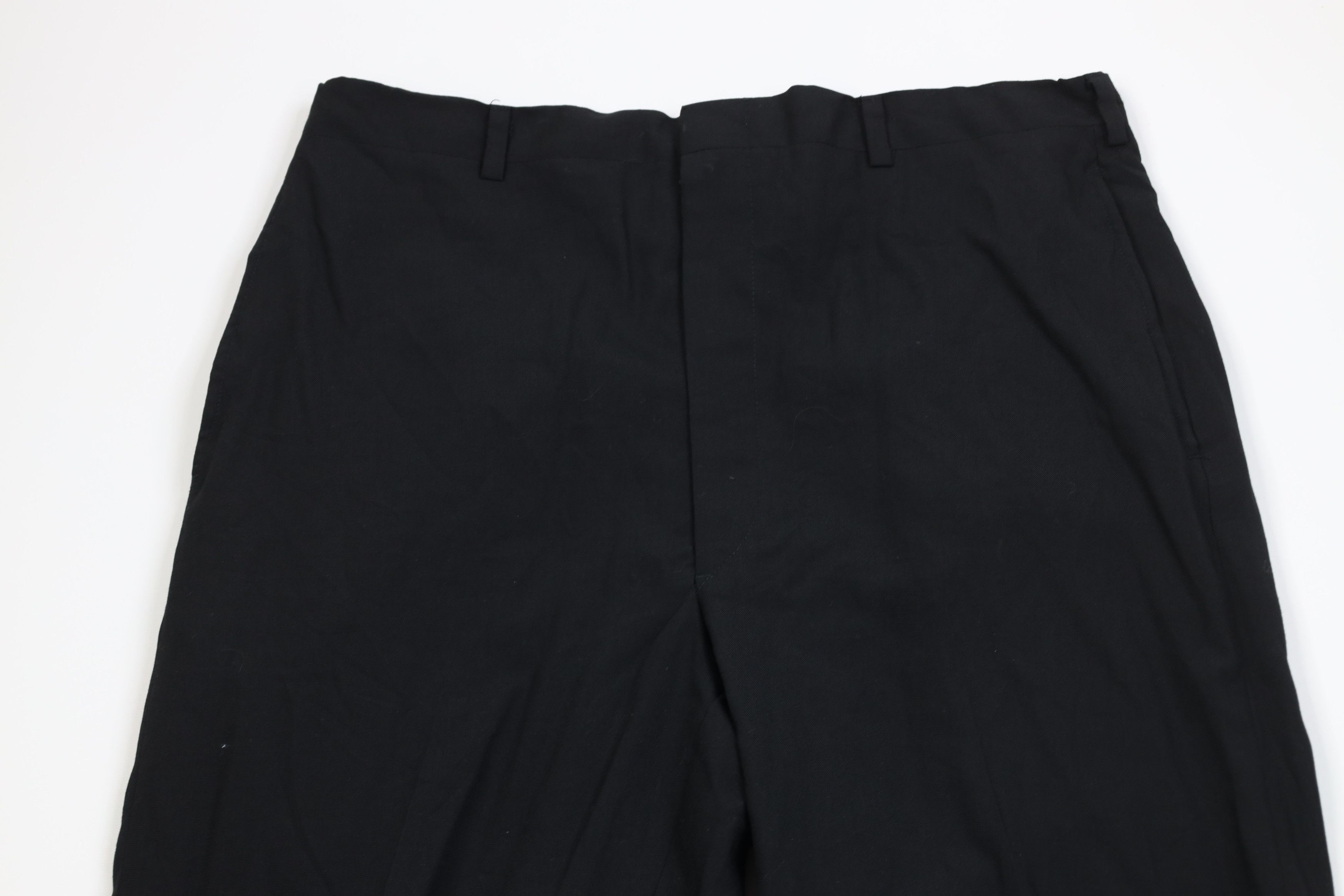 Vintage Vintage 50s Rockabilly Wool Gabardine Chino Pants Black USA Size US 32 / EU 48 - 2 Thumbnail