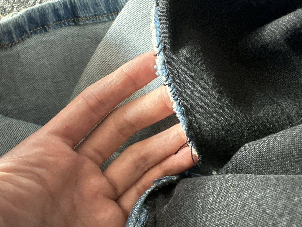 If Six Was Nine × Levi's 🚨GRAIL CUSTOM DENIM JEANS 2in1 ULTRA BAGGY Y2K JAPANESE STYL Size US 33 - 16 Thumbnail