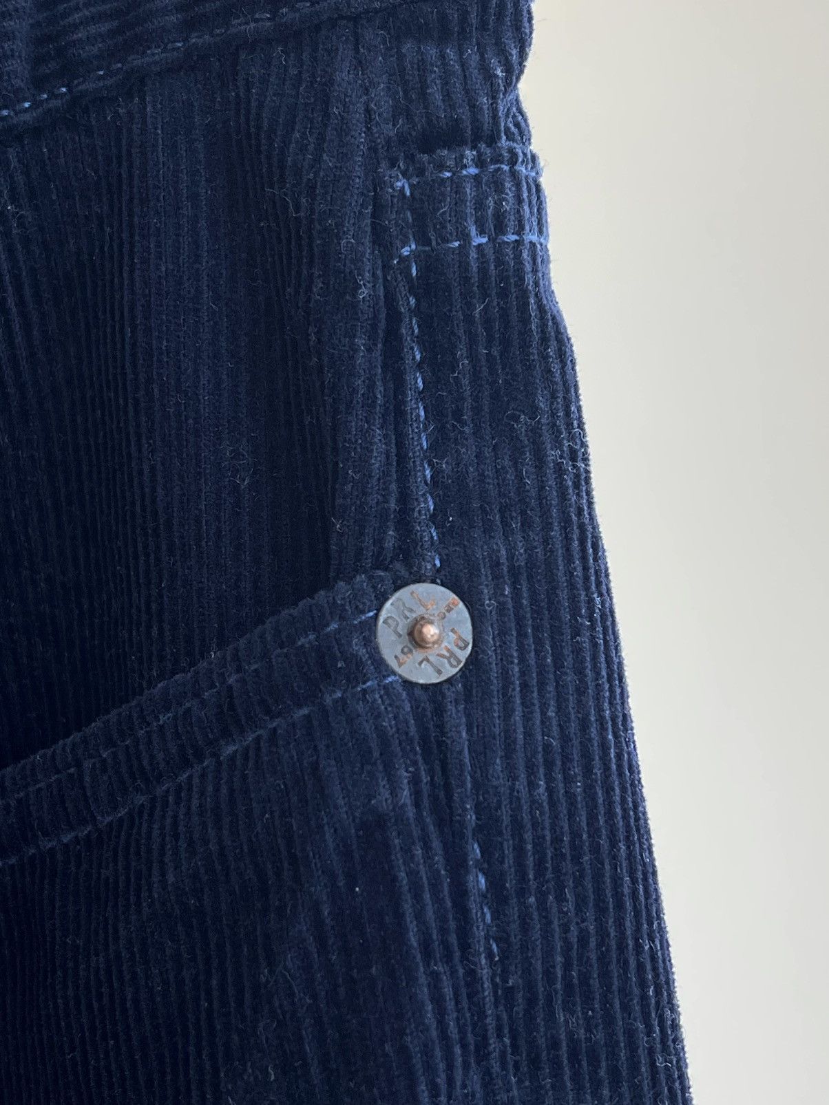 Polo Ralph Lauren PRL 381 Slim Straight Fit Corduroy 5 Pocket Jeans Pants Size US 30 / EU 46 - 6 Thumbnail
