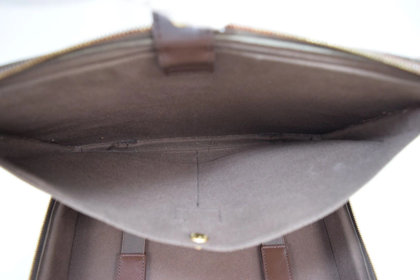 Louis Vuitton Auth Louis Vuitton Ordinatur Savana Hand Bag Damier N53355 Size ONE SIZE - 15 Thumbnail