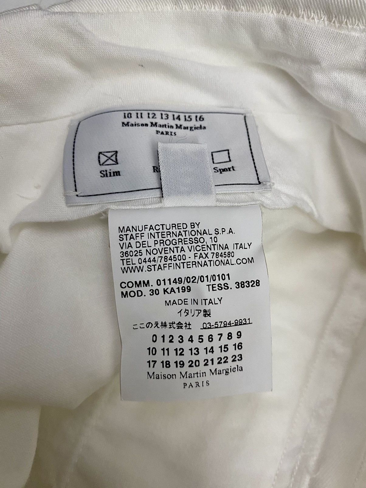 Maison Margiela Maison Margiela 🇮🇹 White Triple Pleated Seam Trouser 52 NEW Size US 36 / EU 52 - 15 Thumbnail