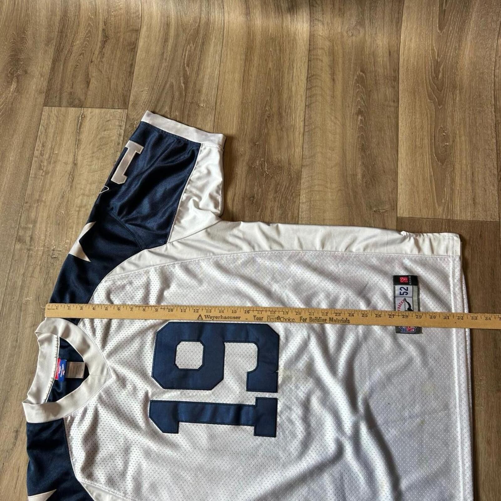 Reebok Reebok Men's White and Blue Tshirt Size US XL / EU 56 / 4 - 7 Thumbnail