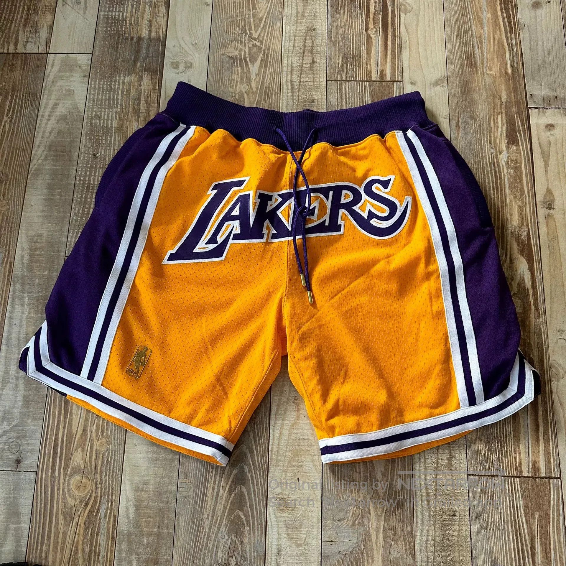 Just Don NBA Lakers Mesh Shorts. Size US 30 / EU 46 - 3 Thumbnail