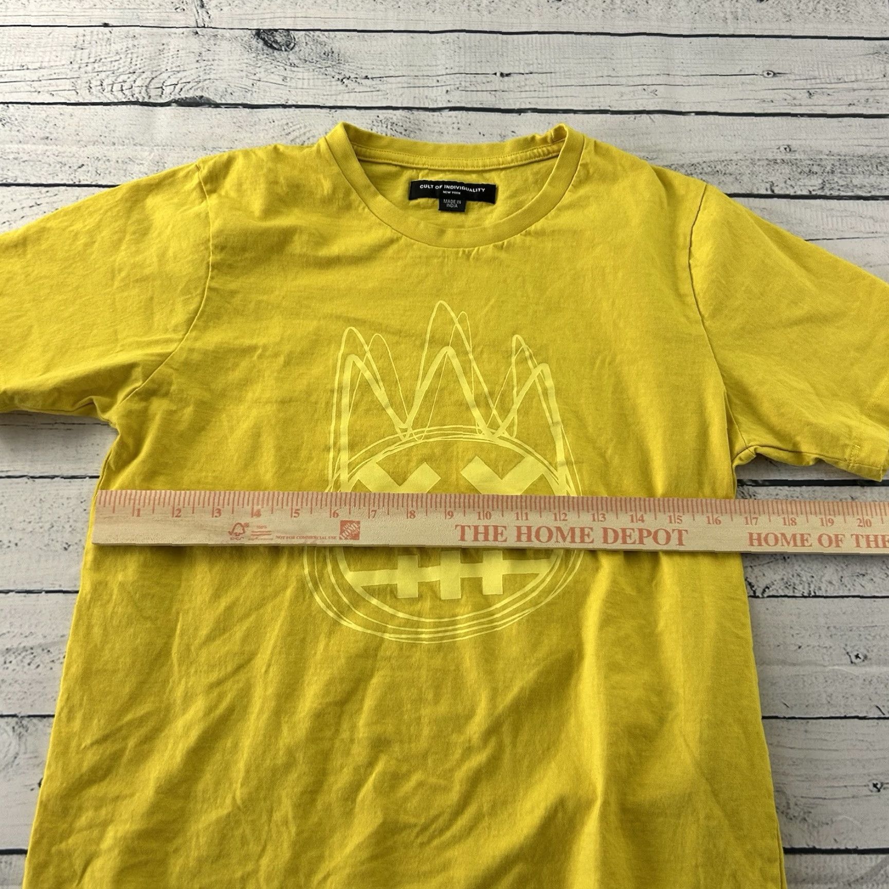 Cult Of Individuality Cult Of Individuality Short Sleeve T Shirt Men S Yellow Size US S / EU 44-46 / 1 - 5 Thumbnail