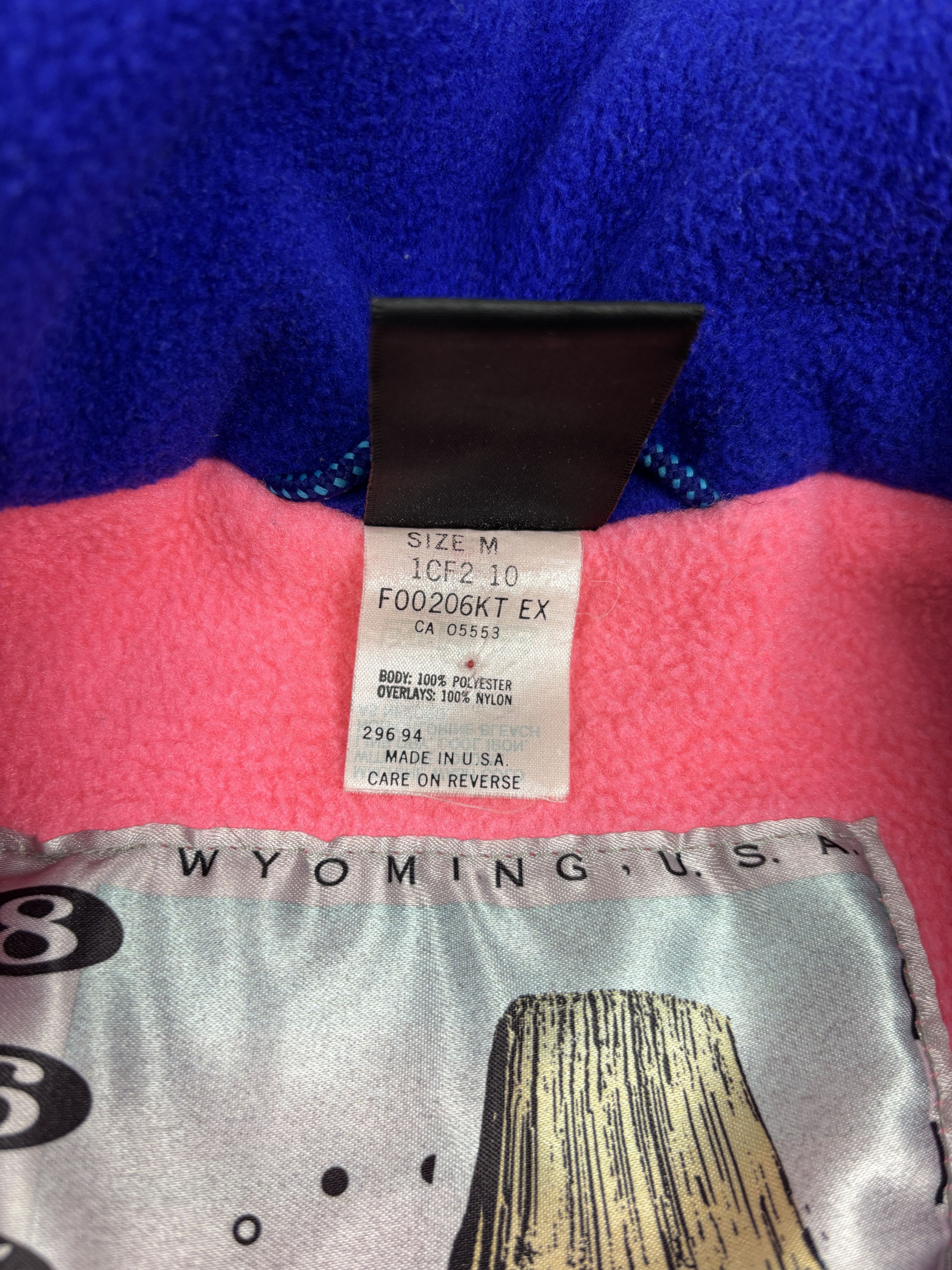 Nike ACG Vintage Womens Nike ACG Fleece Pullover Pink & Purple 90s Size M / US 6-8 / IT 42-44 - 4 Thumbnail