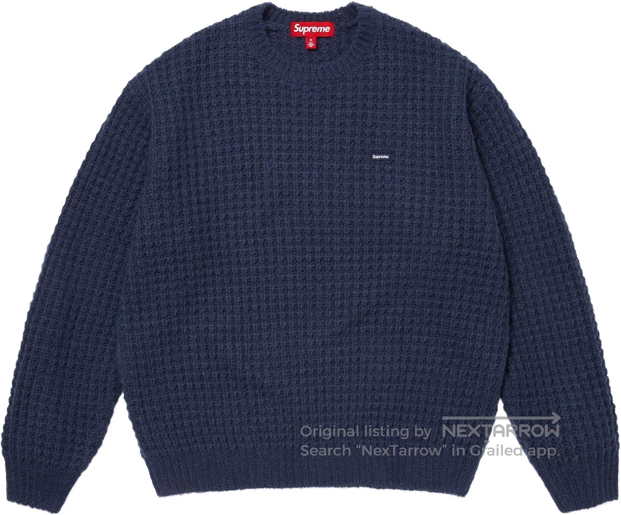 Supreme Supreme Small Box Waffle Sweater. Size US S / EU 44-46 / 1 - 4 Thumbnail