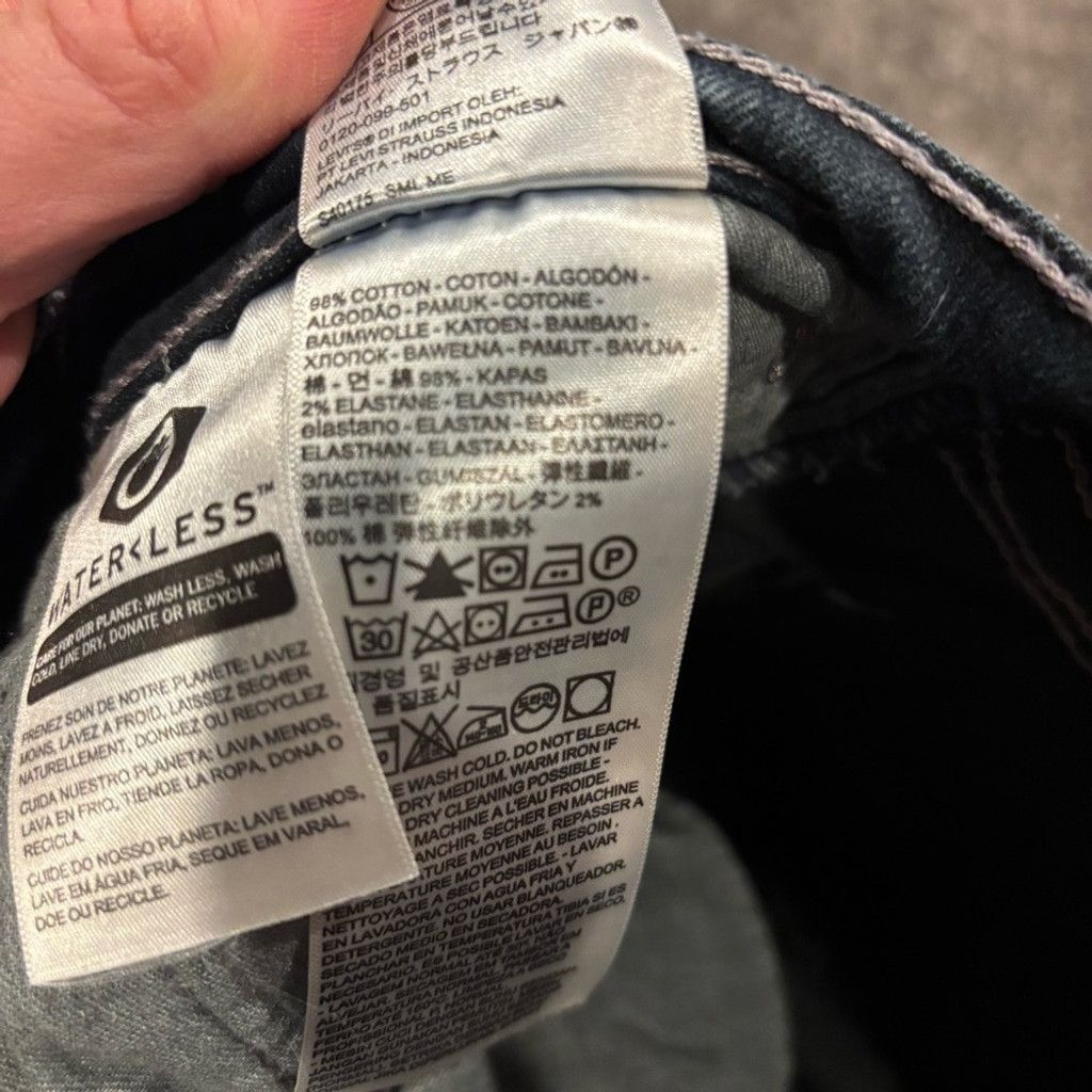 Levi's Levi's Men's 505 Regular Fit Jeans Size US 34 / EU 50 - 4 Thumbnail