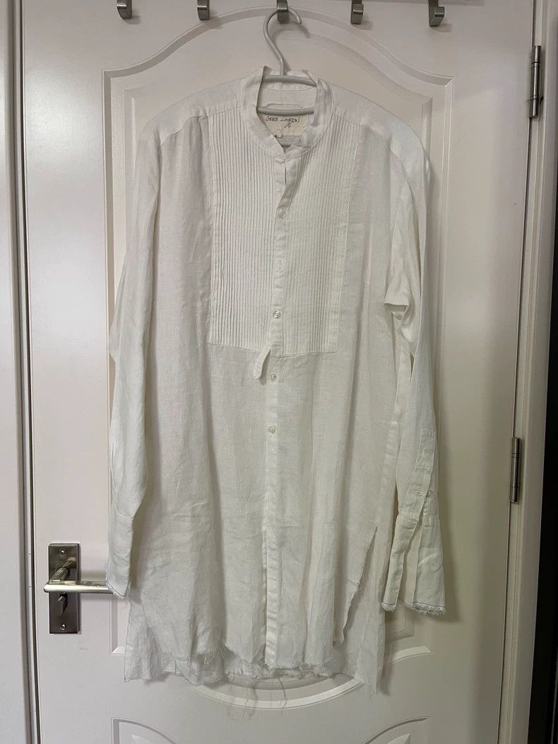 Greg Lauren greg lauren Cotton and linen shirt long style 2506-Nextarro Size US L / EU 52-54 / 3 - 1 Thumbnail