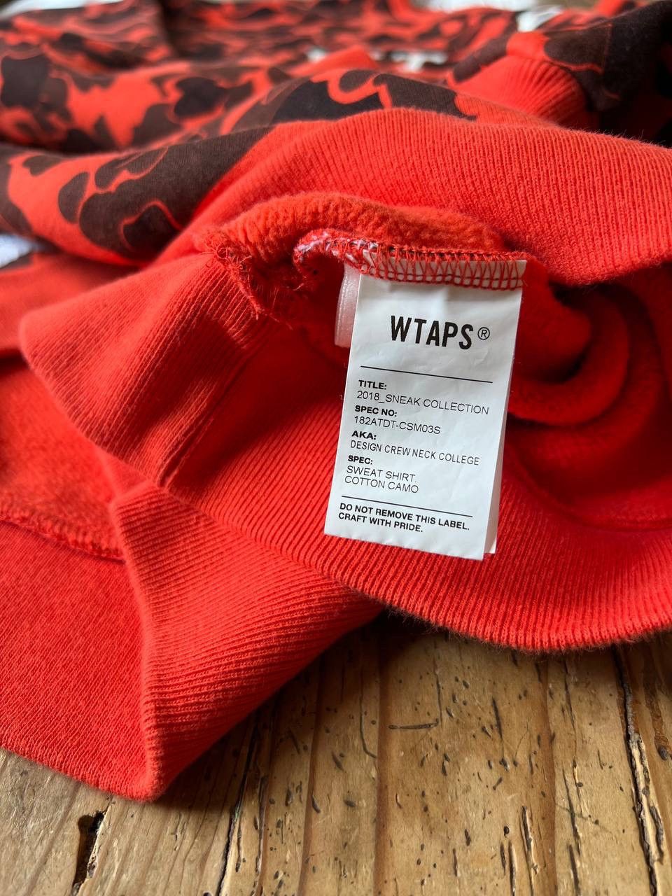 Wtaps Wtaps sweatshirt crewneck Size US XL / EU 56 / 4 - 8 Thumbnail