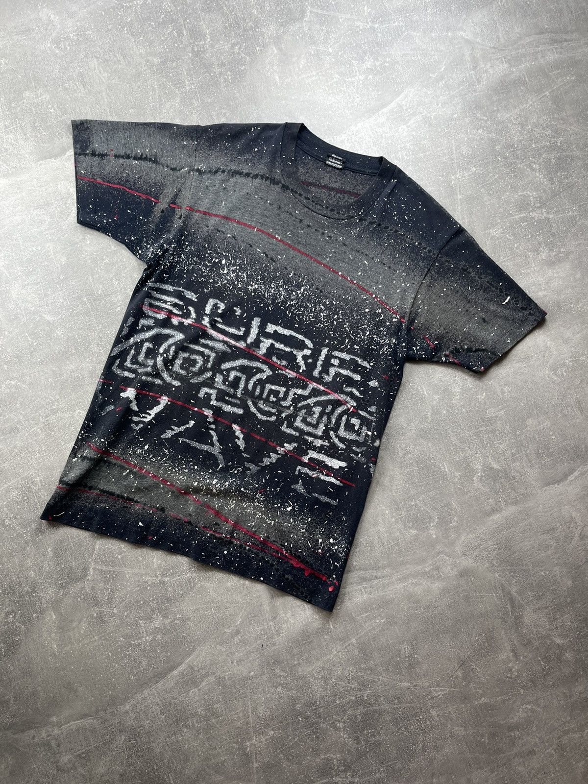 Other Vintage Surf Wave T-Shirt Screen Stars Best Splatter Grung Size US L / EU 52-54 / 3 - 1 Thumbnail