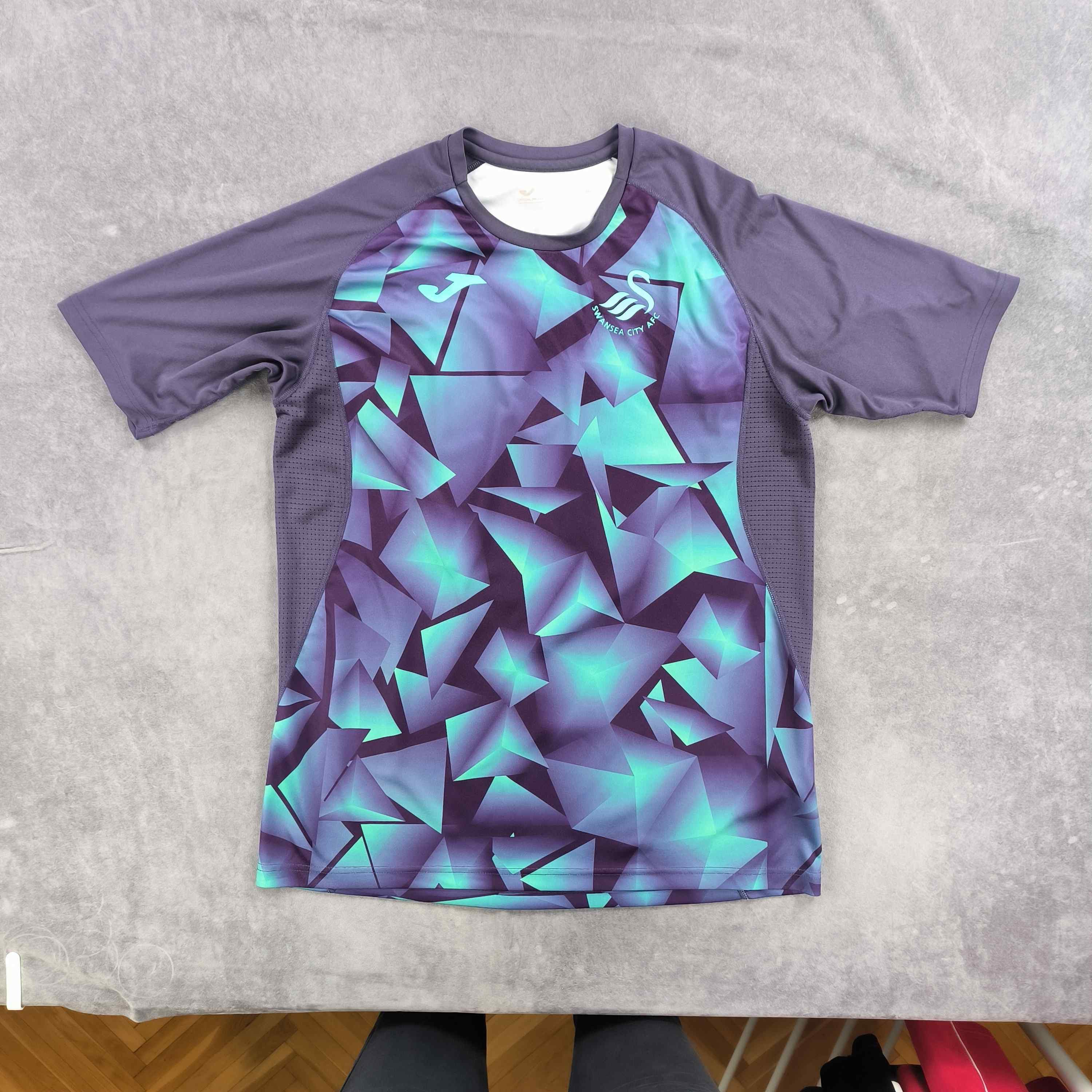 Joma Swansea City 2020-21 Joma pre-match football jersey size L Size US L / EU 52-54 / 3 - 1 Thumbnail