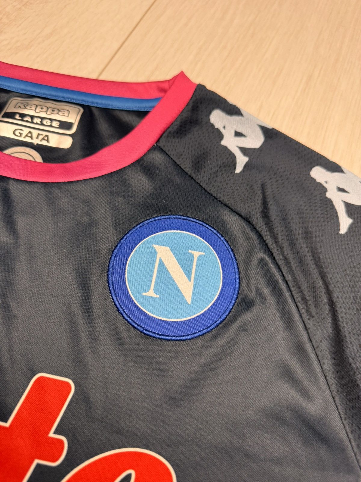 Kappa Kappa SSC Napoli 20/21 Soccer Jersey Size US L / EU 52-54 / 3 - 6 Thumbnail