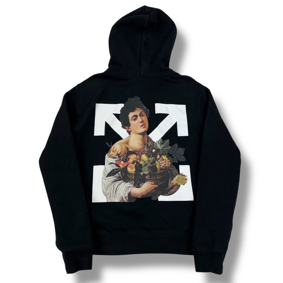 Off-White Off-White Caravaggio Boy Black Hoodie Size US S / EU 44-46 / 1 - 4 Thumbnail