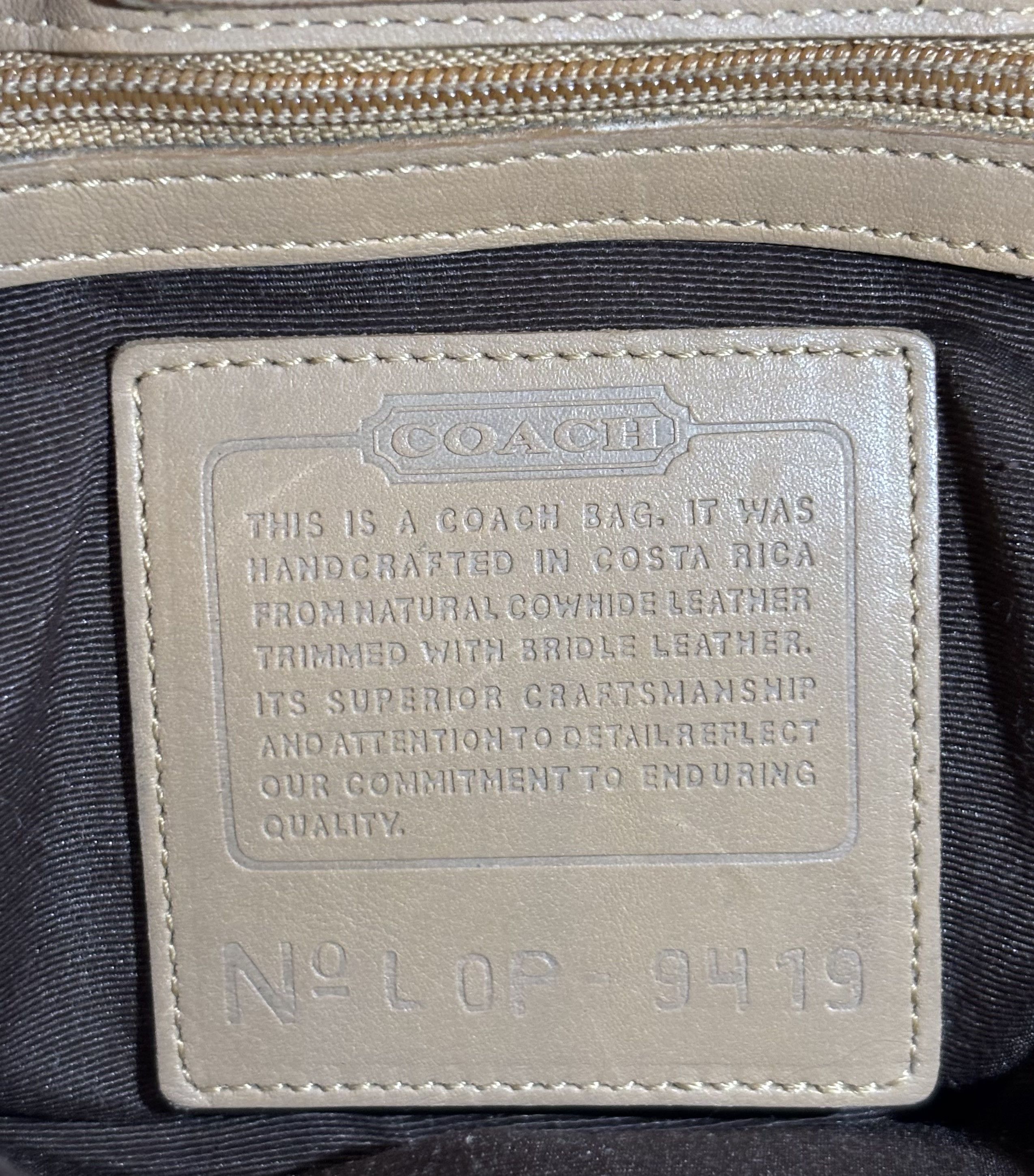 Coach Vintage Coach Leather Bag - Bonnie's Legacy Satchel L0P-9419 Size ONE SIZE - 3 Thumbnail
