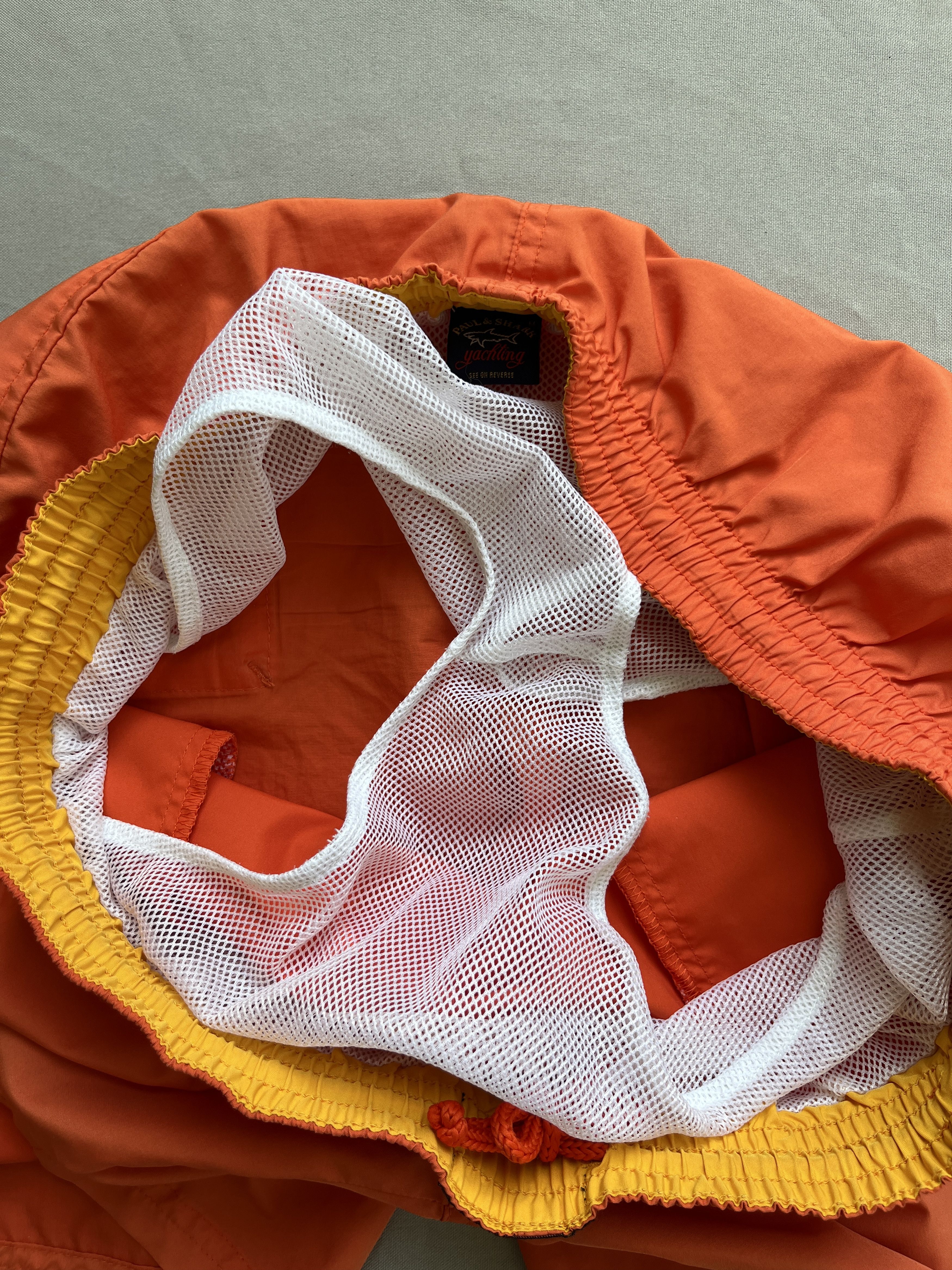 Paul & Shark Paul & Shark Orange Shimmer Light Summer Shorts Size US 32 / EU 48 - 6 Thumbnail