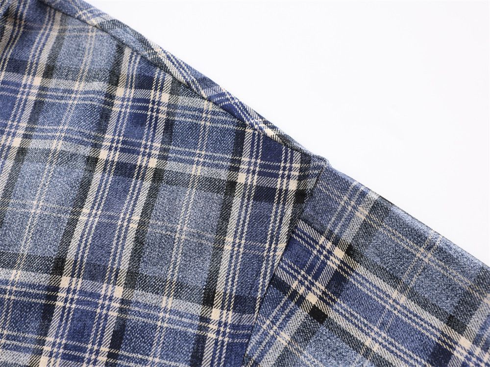 Vintage Men's American retro distressed plaid long-sleeved shirt Size US M / EU 48-50 / 2 - 5 Thumbnail