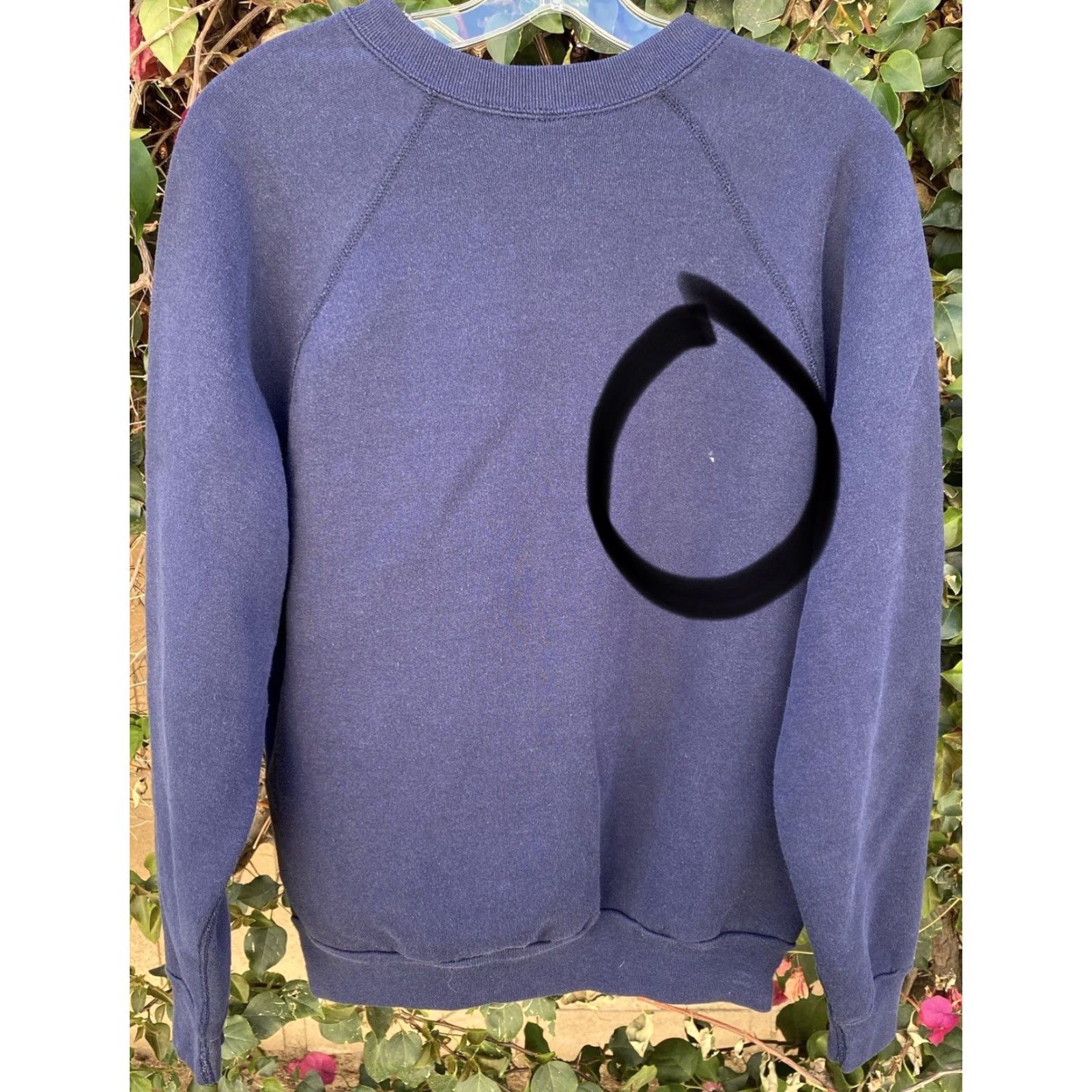 Vintage VINTAGE Discus Athletic Sweatshirt Raglan Pullover Blue XL Mens Underarm Gusset Cotton Blend Size US XL / EU 56 / 4 - 5 Thumbnail