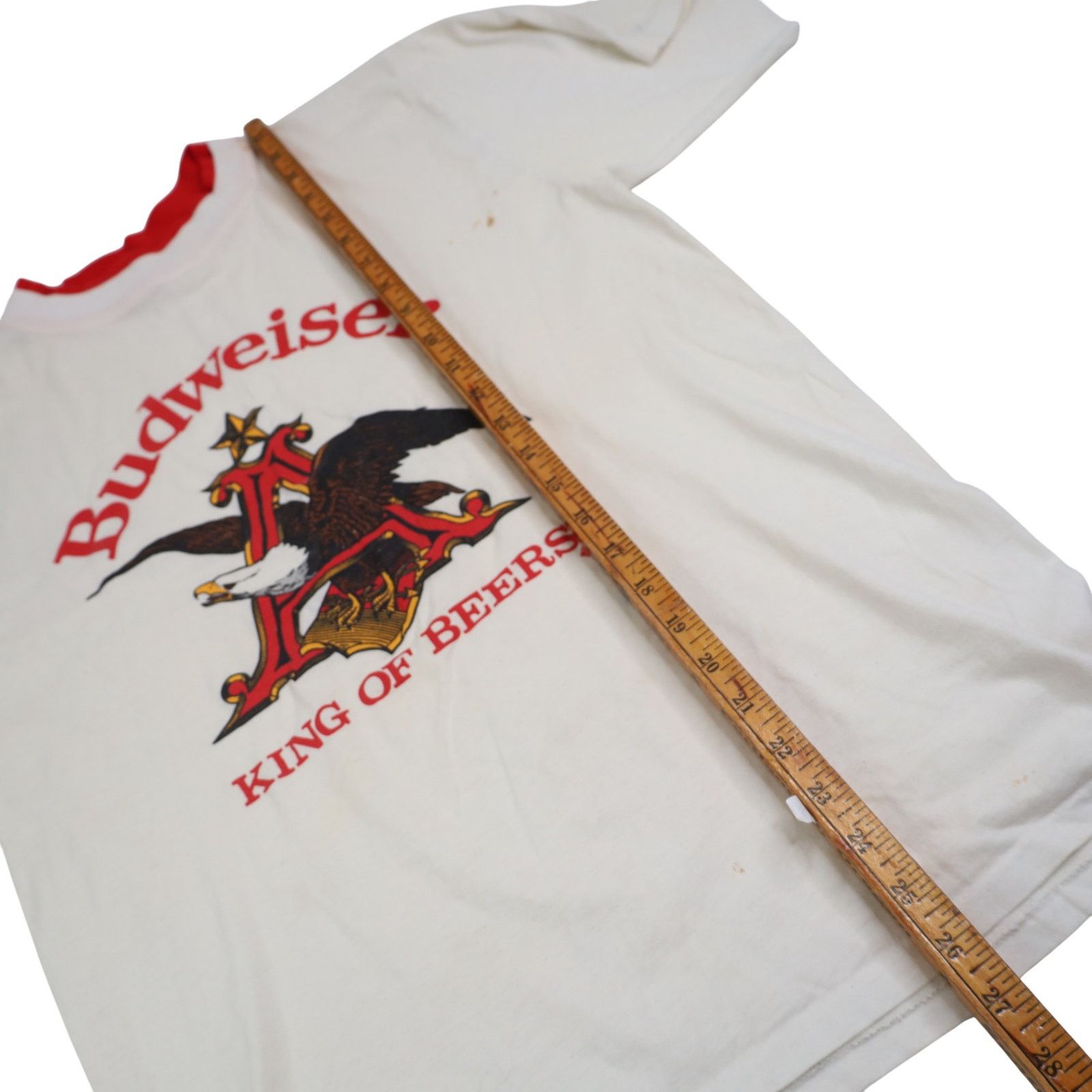 Budweiser × Vintage Vintage Budweiser King of Beers Graphic T Shirt Size US M / EU 48-50 / 2 - 9 Thumbnail